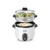 Black + Decker - Non-Stick 1.8L Rice Cooker With Glass Lid