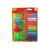 Faber-Castell - 12 Modelling Clay 150g In Blister (With Molds + Craft Tool)