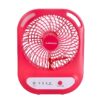 Olsenmark OMF1785 6 Inch Rechargeable Fan (Pink)