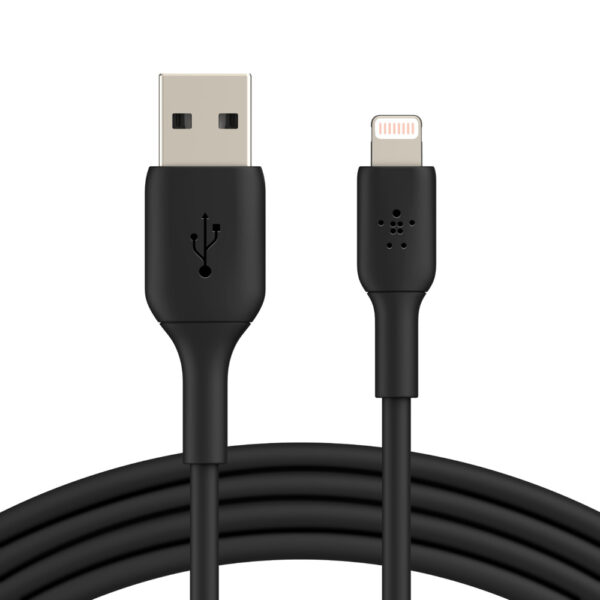 BOOST↑CHARGE™ Lightning to USB-A Cable (1M Black)