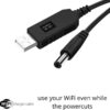 WiFi backup charger cable
