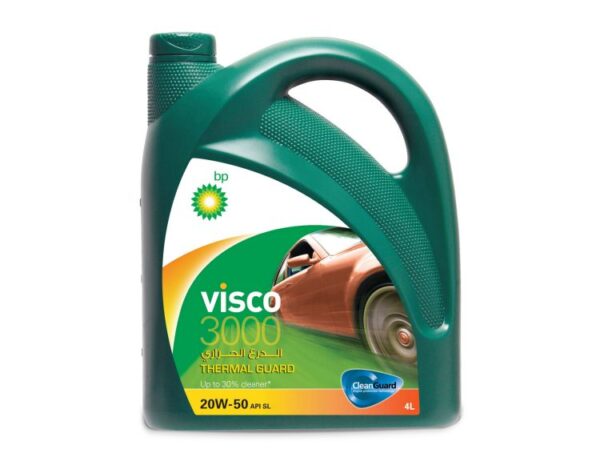 CASTROL Visco 3000 Mineral Multigrade Oils for Petrol Engines 4L