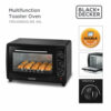 Black + Decker - 45L Double Glass Toaster Oven With Rotisserie