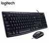 Logitech - Media Combo Mk200 Media Keyboard and Mouse with Music Controls