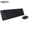 Logitech - Wireless Keyboard and Mouse Combo Mk215