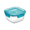 Bormioli Rocco - Br Evolution Glass Food Storage Box 12 X 12 Square 42 Cl